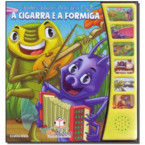 Livro - Lindas F. Para Ler E Ouvir - A Cigarra E A Formiga - Blu editora Menor preço em Livro - Lindas F. Para Ler E Ouvir - A Cigarra E A Formiga - Blu editora