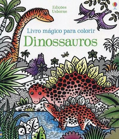 Livro mágico para colorir : Dinossauros Menor preço em Livro mágico para colorir : Dinossauros