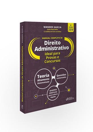 Livro - Manual completo de Direito Administrativo - 4 ª edição - Wander Garcia - 2019 Menor preço em Livro - Manual completo de Direito Administrativo - 4 ª edição - Wander Garcia - 2019