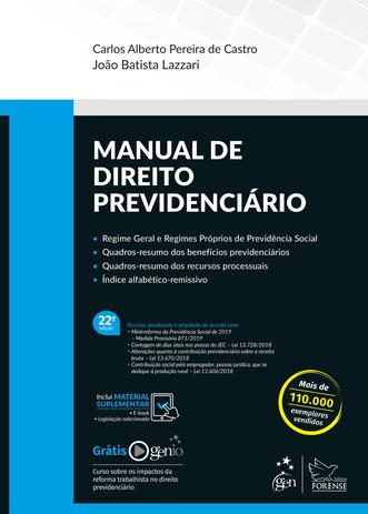 Livro - Manual de Direito Previdenciário Menor preço em Livro - Manual de Direito Previdenciário