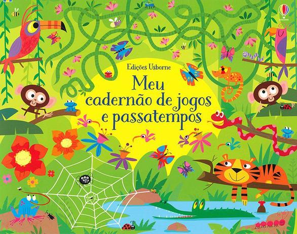 Livro - Meu cadernão de jogos e passatempos Menor preço em Livro - Meu cadernão de jogos e passatempos