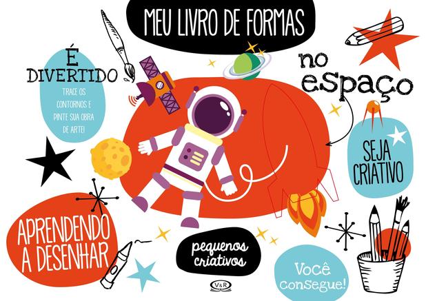Livro - Meu livro de formas: no espaço Menor preço em Livro - Meu livro de formas: no espaço