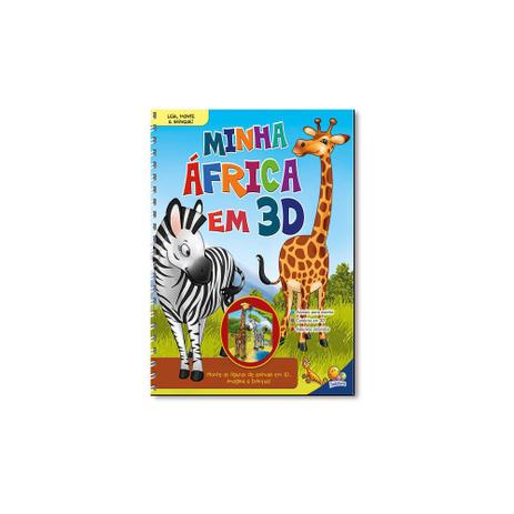 Livro - Minha África em 3d - Coleção Leia, Monte e Brinque! - Editora Menor preço em Livro - Minha África em 3d - Coleção Leia, Monte e Brinque! - Editora