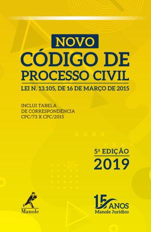Livro - Novo Código de Processo Civil - Lei n.13.105, de 16 de março de 2015 Menor preço em Livro - Novo Código de Processo Civil - Lei n.13.105, de 16 de março de 2015