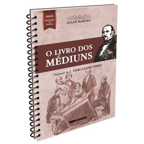 Livro - O livro dos médiuns - normal espiral Menor preço em Livro - O livro dos médiuns - normal espiral