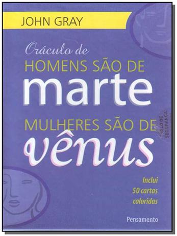 Livro - Oraculo De Homens Sao De Marte, Mulheres De Venus - Pensamento Menor preço em Livro - Oraculo De Homens Sao De Marte, Mulheres De Venus - Pensamento