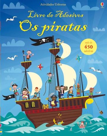 Livro - Os piratas : Livro de adesivos Menor preço em Livro - Os piratas : Livro de adesivos