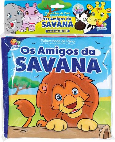 Livro - Palavrinhas de pano II: os amigos da savana é boa?