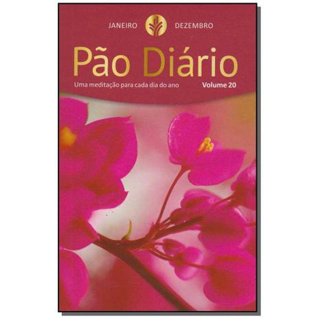Livro - Pao Diario - Vol.20 (Capa Flores) - Publicacoes rbc Menor preço em Livro - Pao Diario - Vol.20 (Capa Flores) - Publicacoes rbc