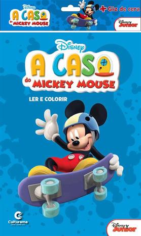 Livro para Ler e Colorir A Casa do Mickey Mouse Disney com Giz de Cera Culturama - Festabox Menor preço em Livro para Ler e Colorir A Casa do Mickey Mouse Disney com Giz de Cera Culturama - Festabox