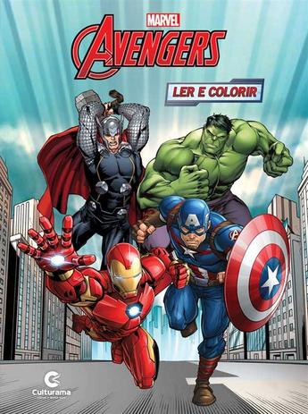 Livro para Ler e Colorir Os Vingadores Marvel Médio Culturama - Festabox Menor preço em Livro para Ler e Colorir Os Vingadores Marvel Médio Culturama - Festabox