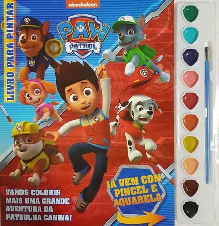 Livro Para Pintar - Paw Patrol Ed. 1 - Nickelodeon Menor preço em Livro Para Pintar - Paw Patrol Ed. 1 - Nickelodeon
