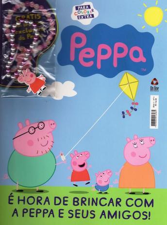 Livro Peppa Para Colorir Inclui Bracelete Exclusivo da Peppa - Abril Menor preço em Livro Peppa Para Colorir Inclui Bracelete Exclusivo da Peppa - Abril