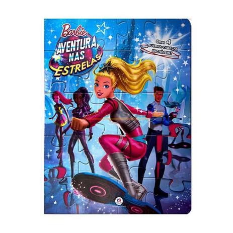 Livro Quebra - Cabeça - Barbie - Aventura nas Estrelas Menor preço em Livro Quebra - Cabeça - Barbie - Aventura nas Estrelas