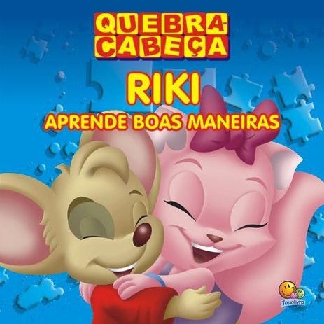 Livro - Quebra-cabeça: Riki aprende boas maneiras Menor preço em Livro - Quebra-cabeça: Riki aprende boas maneiras