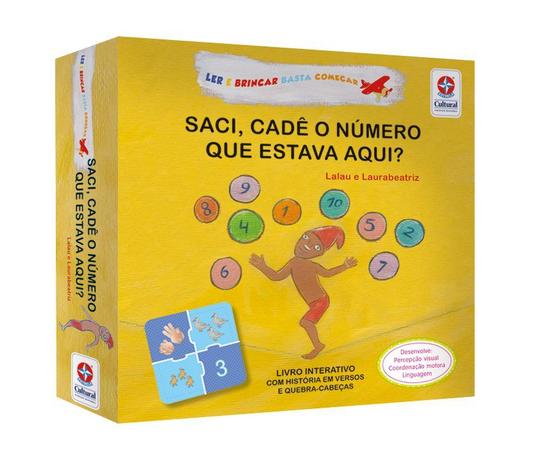Livro - Saci, cadê o número que estava aqui? Menor preço em Livro - Saci, cadê o número que estava aqui?