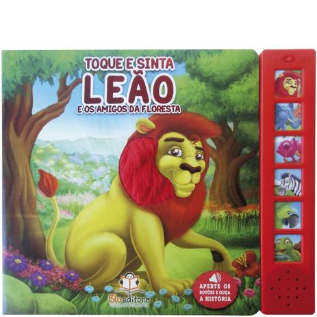 Livro Sonoro Toque e Sinta: Leão - Blu Editora - Dwinguler Menor preço em Livro Sonoro Toque e Sinta: Leão - Blu Editora - Dwinguler