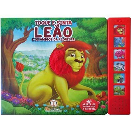 Livro Sonoro Toque e Sinta Leão - Blu Editora Menor preço em Livro Sonoro Toque e Sinta Leão - Blu Editora