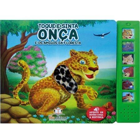 Livro Sonoro Toque e Sinta Onça - Blu Editora Menor preço em Livro Sonoro Toque e Sinta Onça - Blu Editora