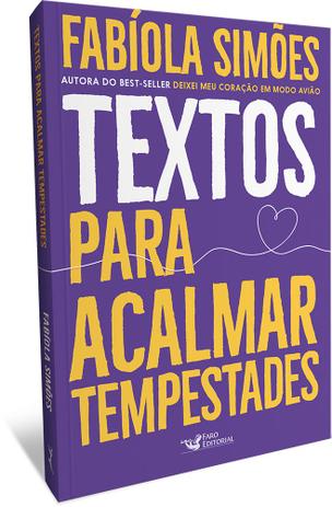 Livro - Textos para acalmar tempestades