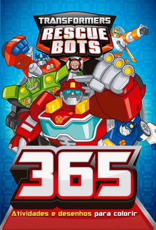 Menor preço em Livro - Transformers Rescue Bots - 365 atividades e desenhos para colorir