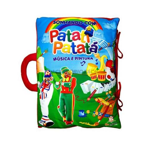 Livro Travesseiro - Sonhando Com Patati Patata - Musica e Pintura Menor preço em Livro Travesseiro - Sonhando Com Patati Patata - Musica e Pintura