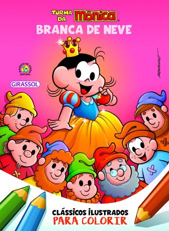 Livro - Turma da Mônica Clássicos Ilustrados para Colorir - Branca de Neve Menor preço em Livro - Turma da Mônica Clássicos Ilustrados para Colorir - Branca de Neve