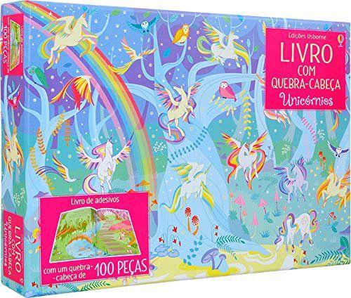 Livro - Unicórnios: livro com quebra-cabeça Menor preço em Livro - Unicórnios: livro com quebra-cabeça