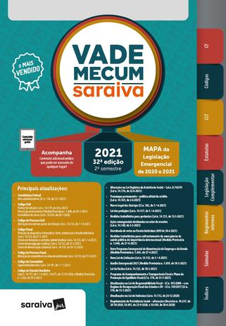 Livro - Vade Mecum 2021 Saraiva - Tradicional - 32ª Edição