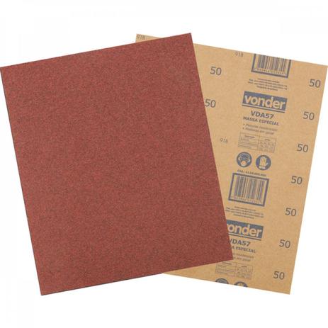 Lixa massa LMV 0057 grão 50 Vonder Menor preço em Lixa massa LMV 0057 grão 50 Vonder
