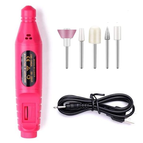 Lixadeira Portátil Manicure Elétrica Motor Lixa - SV Menor preço em Lixadeira Portátil Manicure Elétrica Motor Lixa - SV