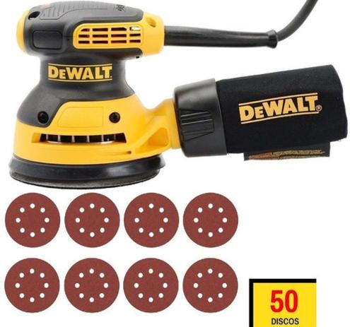 Lixadeira roto orbital 125mm 280w dwe6421 dewalt + 50 lixas 220v / 110v - Cds é boa?