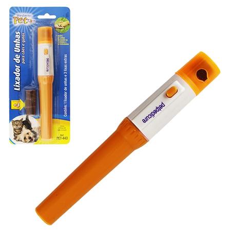 Lixador de unhas para caes e gatos kit com 3 lixas - Western Menor preço em Lixador de unhas para caes e gatos kit com 3 lixas - Western
