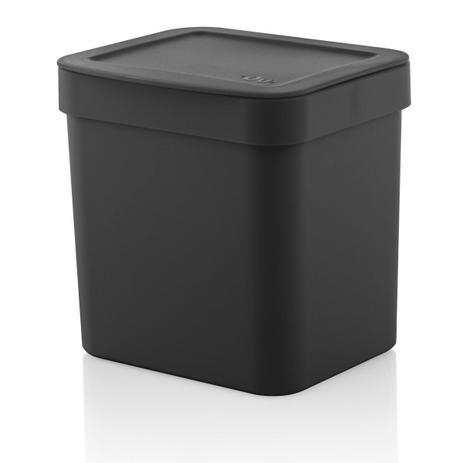 Lixeira 2,5 Litros Pia Cozinha em Plástico Pequena - Preto - Ou Menor preço em Lixeira 2,5 Litros Pia Cozinha em Plástico Pequena - Preto - Ou
