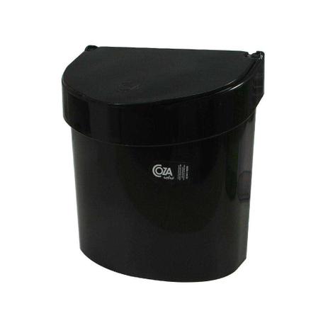 Lixeira 2,7L Retrô Preta 20932 Coza Menor preço em Lixeira 2,7L Retrô Preta 20932 Coza