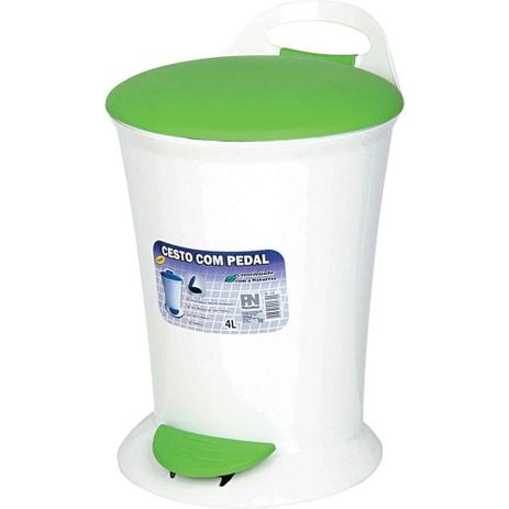 Lixeira 4L com Pedal Plasnorthon Sortido é boa?