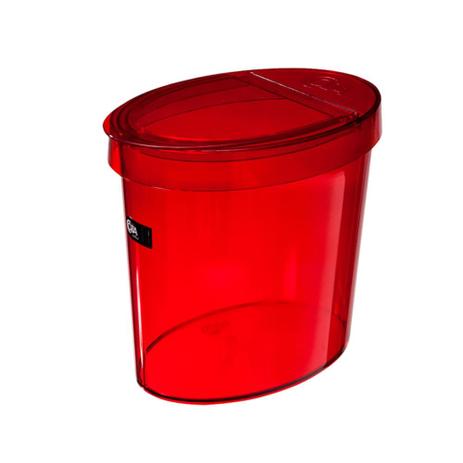 Lixeira 5 L Retrô Vermelho - Coza - Brinox Menor preço em Lixeira 5 L Retrô Vermelho - Coza - Brinox
