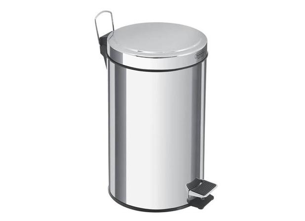 Lixeira Aço Inox 20 L com Pedal e Balde Plástico Tramontina - TMT 439 Menor preço em Lixeira Aço Inox 20 L com Pedal e Balde Plástico Tramontina - TMT 439