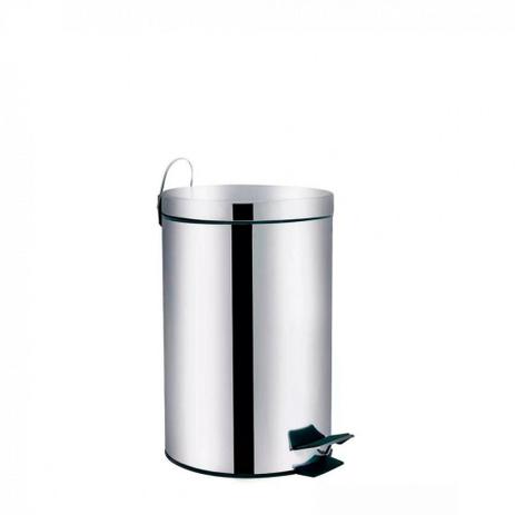 Lixeira Agata em Aco Inox 3 Litros com Tampa e Pedal Mor Menor preço em Lixeira Agata em Aco Inox 3 Litros com Tampa e Pedal Mor