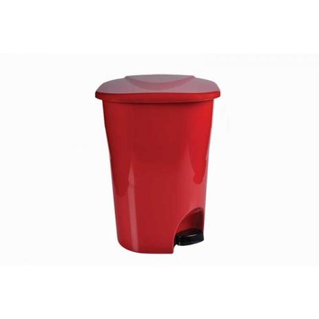 Lixeira Astra Ecologica Com Pedal 25 Lt Bordo/preta Menor preço em Lixeira Astra Ecologica Com Pedal 25 Lt Bordo/preta