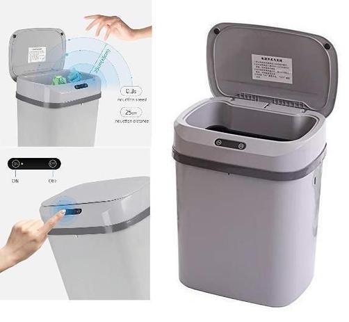 Lixeira automatica inteligente 17,5l sensor luxo cozinha banheiro - MAKEDA Menor preço em Lixeira automatica inteligente 17,5l sensor luxo cozinha banheiro - MAKEDA