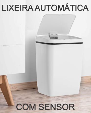 Lixeira Automatica Sensor Abertura Inteligente Cozinha Forte - Smart Trash Menor preço em Lixeira Automatica Sensor Abertura Inteligente Cozinha Forte - Smart Trash