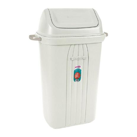 Lixeira basculante plastico 60l 284 sanremo Menor preço em Lixeira basculante plastico 60l 284 sanremo