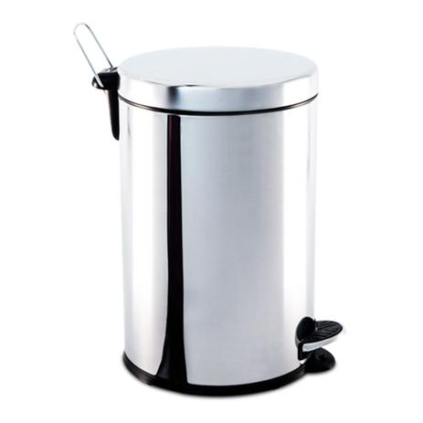 Lixeira Brinox Inox com Pedal e Balde 5L Menor preço em Lixeira Brinox Inox com Pedal e Balde 5L