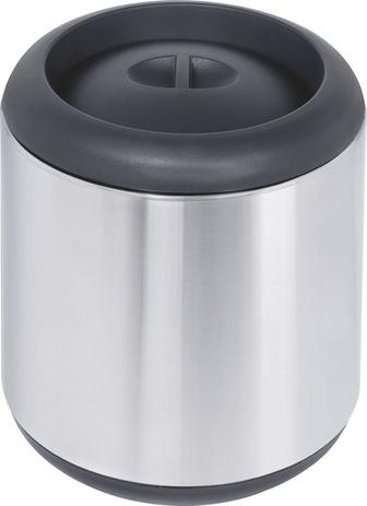 Lixeira Cápsula Inox Com Tampa Preta 7 Litros Tramontina 94540/002 Menor preço em Lixeira Cápsula Inox Com Tampa Preta 7 Litros Tramontina 94540/002