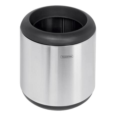Menor preço em Lixeira Cápsula Tramontina 94540013 7L Aço Inox