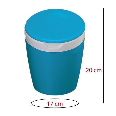 Lixeira Cesto Cozinha Pia Basculante Astra 2,7 Lt Blue Berry Menor preço em Lixeira Cesto Cozinha Pia Basculante Astra 2,7 Lt Blue Berry