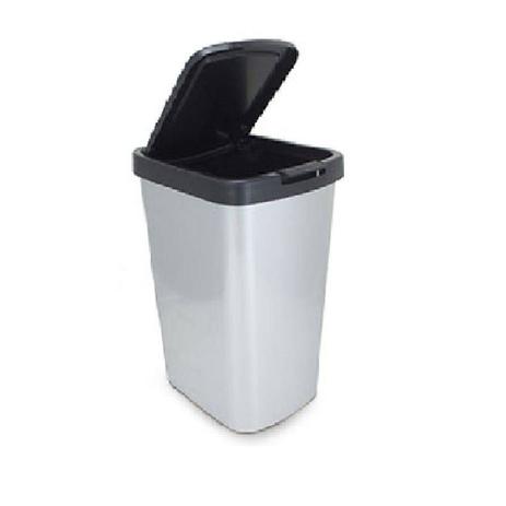 Lixeira Click 10 Litros Automática Plastico Label Inox - Arq é ruim? Lixeira Click 10 Litros Automática Plastico Label Inox - Arq é boa?