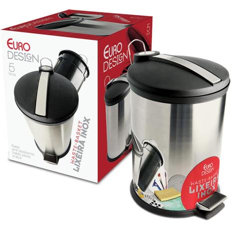 Lixeira com Pedal 5 L - Euro Home é boa?