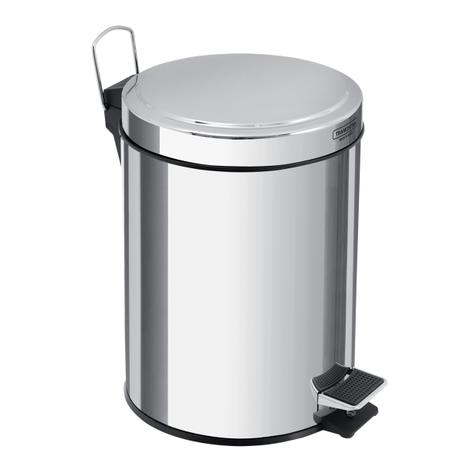 Lixeira com Pedal 5L Aço Inox - Tramontina Menor preço em Lixeira com Pedal 5L Aço Inox - Tramontina